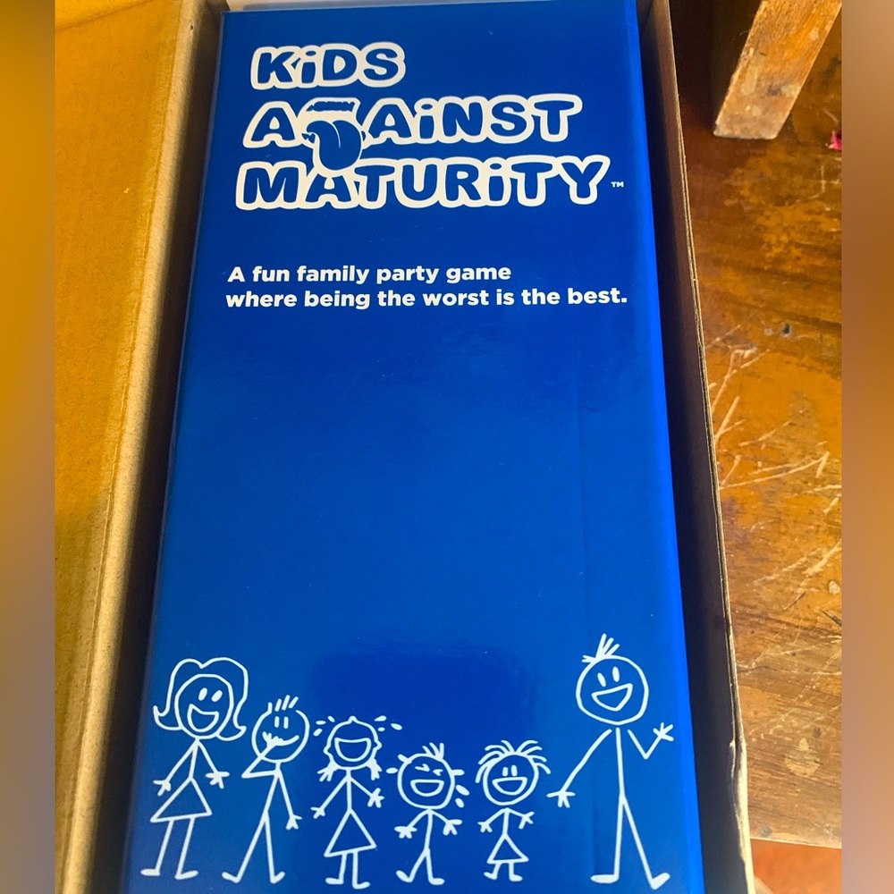 Kids Against Maturity Card Game NIB!